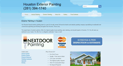 Desktop Screenshot of houstonexteriorpainting.net