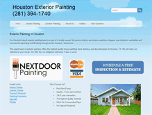 Tablet Screenshot of houstonexteriorpainting.net